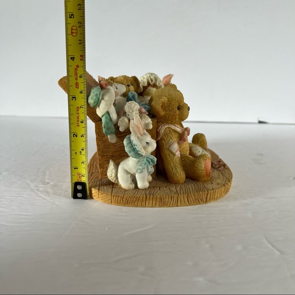 VTG Cherished Teddies Christopher Old Friends are the Best Friends Figure Nurser - Picture 2 of 5